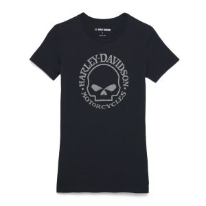 Maglietta T-Shirt da donna con grafica del teschio
