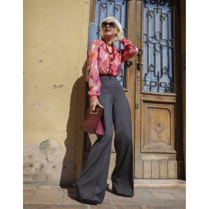 Pantaloni a palazzo – Colore Antracite