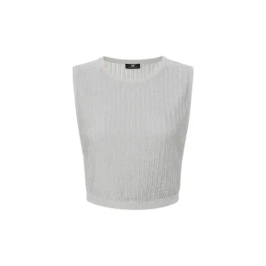 Top Donna metallizzato