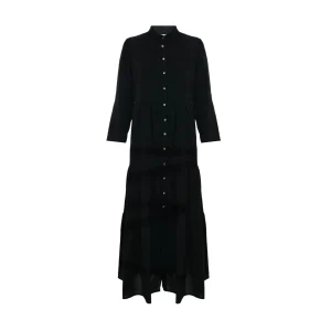 Abito Donna in cotone con balze